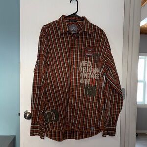 Men's Multicolor Plaid Shirt